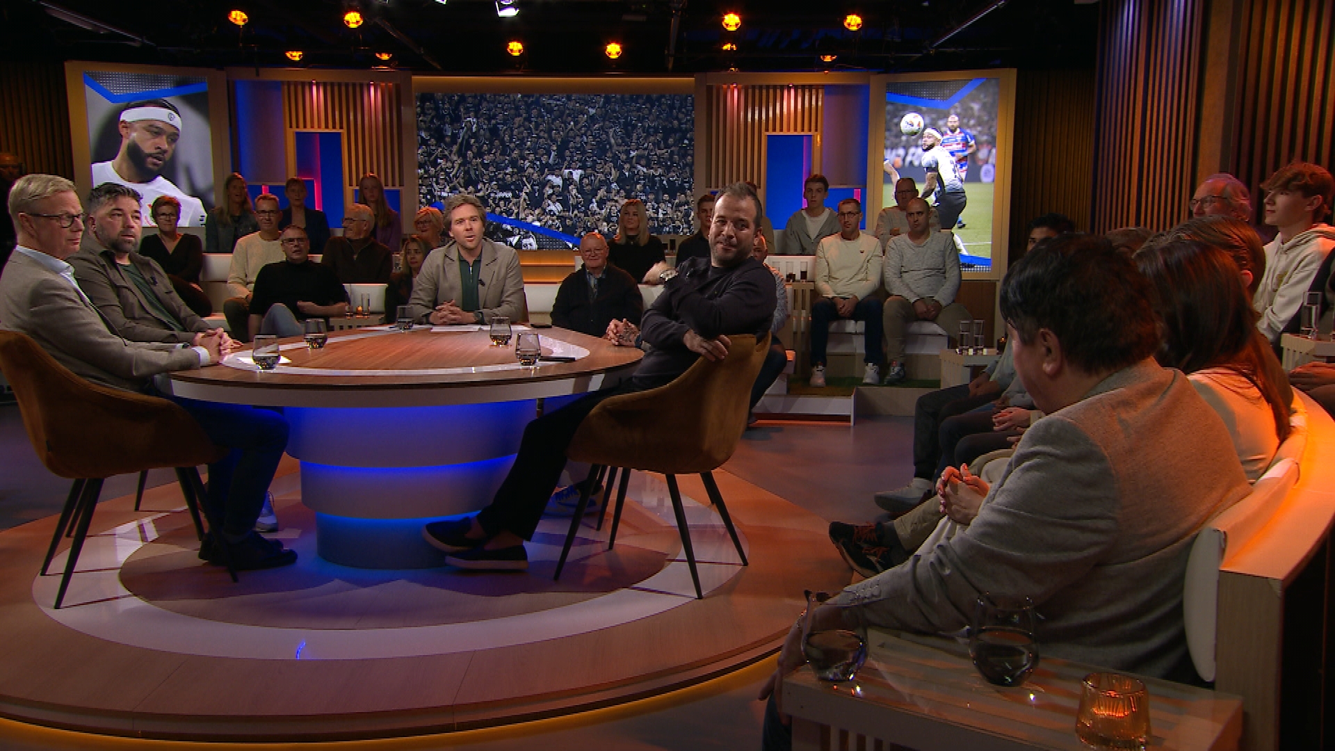 Foto Sjoerd bij Studio Voetbal