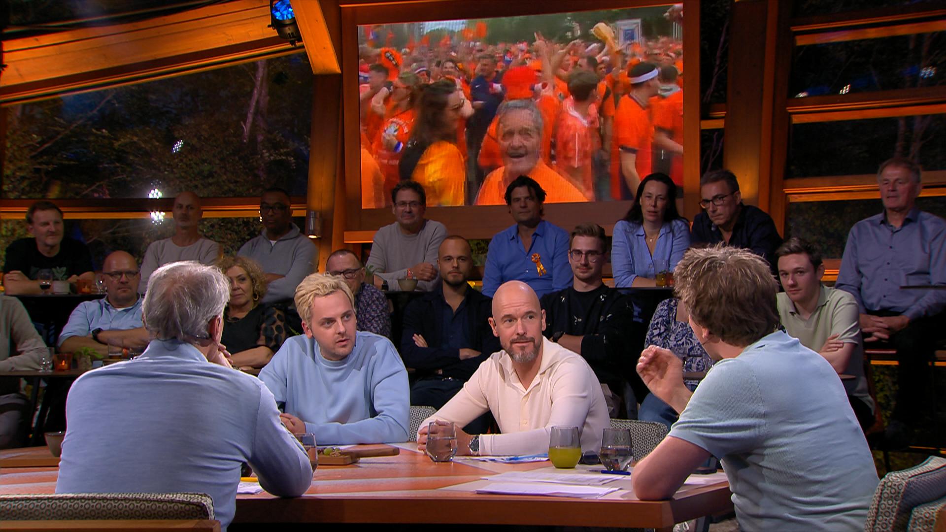 Sjoerd bij Studio Voetbal